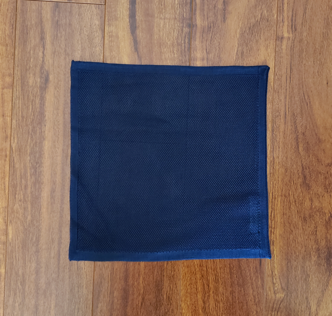 Navy Silk Knit Pocket Sqaure