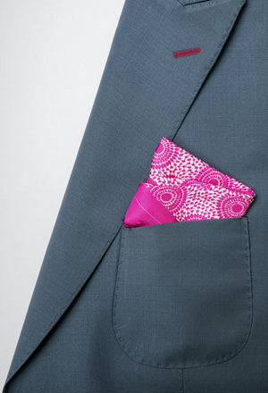 Pure Pink African Pocket Square