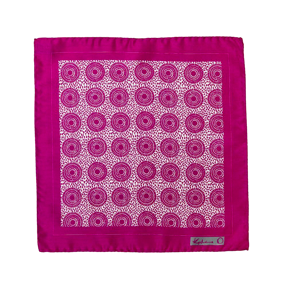 Pure Pink African Pocket Square